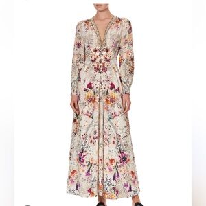 Camilla Runway Royale Shaped Waistband Floral Dress